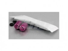 Tapones de válvula Pro-Bolt (x2) Aluminio violeta 2DCAPP