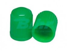 Bolsa de tapones de plástico verde para válvula 50uds (para nitrógeno)