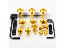 Kit tornillos de carenado Pro-Bolt Aluminio oro Hornet 600 2007+ FHO097G