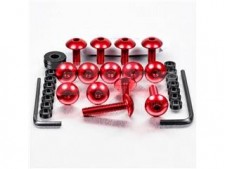 Kit tornillos de carenado Pro-Bolt Aluminio rojo eR6 05-08 FKA165R
