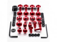 Kit tornillos de carenado Pro-Bolt Aluminio rojo z750 07+ FKA234R