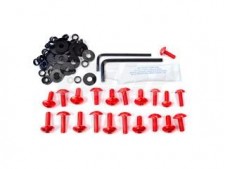 Kit tornillos de carenado Pro-Bolt Aluminio rojo z1000 07-09 FKA297R