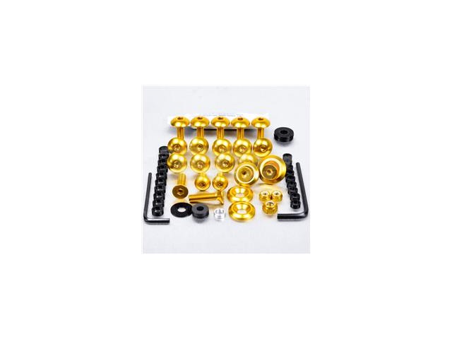 Kit tornillos de carenado Pro-Bolt Aluminio oro GSX-R 600 08-10 FSU093G