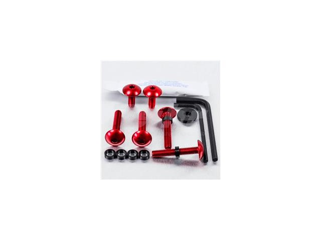 Kit tornillos de carenado Pro-Bolt Aluminio rojo Bandit 650 09-10 FSU102R