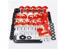 Kit tornillos de carenado Pro-Bolt Aluminio rojo GSX-R1000 12+ FSU162R