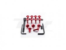 Kit tornillos de carenado Pro-Bolt Aluminio rojo GSX-R1000 07-08 FSU166R