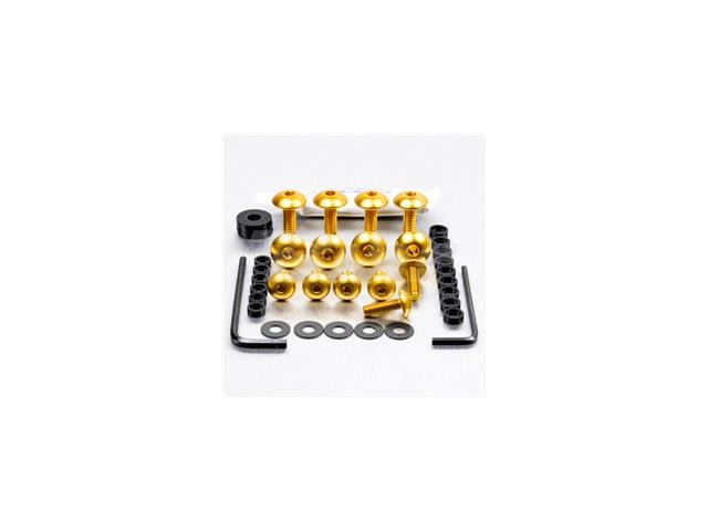 Kit tornillos de carenado Pro-Bolt Aluminio oro sv650 03-04 & sv 650 05+ FSU191G