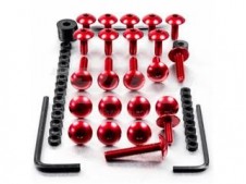 Kit tornillos de carenado Pro-Bolt Aluminio rojo Bandit 1250 07-09 FSU196R