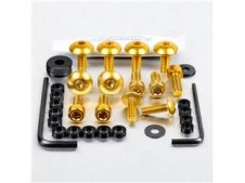 Kit tornillos de carenado Pro-Bolt Aluminio oro fazer 600 04-06 FYA196G