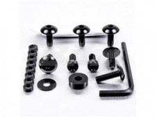 Kit tornillos de carenado Pro-Bolt Aluminio negro fazer 600 07-09 FYA197BK