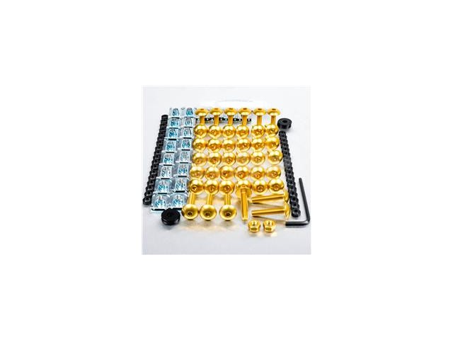 Kit tornillos de carenado Pro-Bolt Aluminio oro R1 04-06 FYA400G
