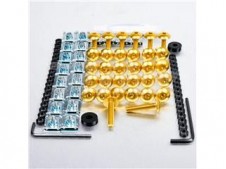 Kit tornillos de carenado Pro-Bolt Aluminio oro R1 07-08 FYA405G
