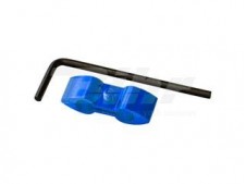 Separador de cable Pro-Bolt Aluminio azul HOSESEP10B
