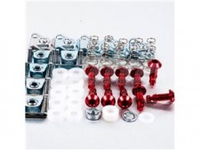 Tornillo rápido c/allen 19mm Pro-Bolt (10 pack) Aluminio rojo QRPACKAKSLIDE19R