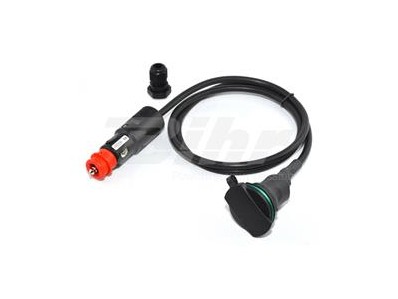 Conector universal DIN-ZIG tipo encendedor para mochila sobredepósito. Cable 1m. ZA14