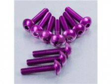Kit tornillos de carenado Pro-Bolt ZX10R (06-07) aluminio violeta FKA286P