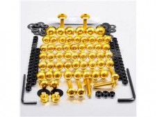 Kit tornillos de carenado Pro-Bolt ZX10R (08-10) aluminio oro FKA287G