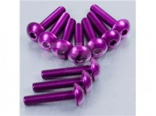 Kit tornillos de carenado Pro-Bolt ZX10R (11+) aluminio violeta FKA288P