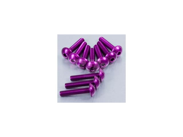 Kit tornillos de carenado Pro-Bolt ZX10R (11+) aluminio violeta FKA288P