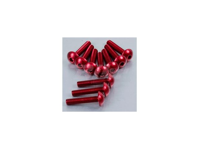 Kit tornillos de carenado Pro-Bolt Aluminio Rojo CBR600 07+ FHO100G