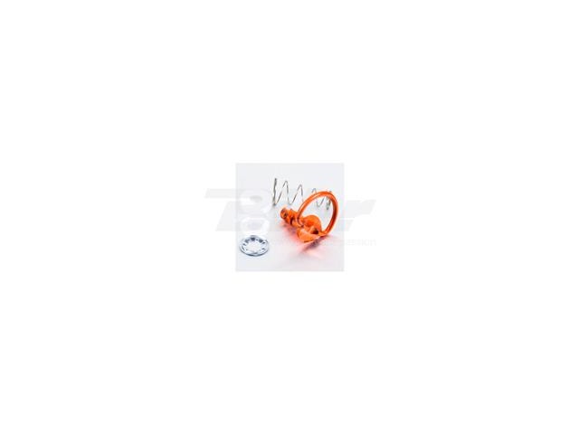 Tornillo rápido de Aluminio 1/4 de vuelta Pro-Bolt 17mm naranja LQRCLIP17O
