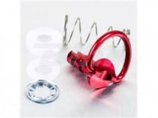 Tornillo rápido de Aluminio 1/4 de vuelta Pro-Bolt 17mm rojo LQRCLIP17R