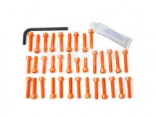 Kit tornillería aluminio motor Pro-Bolt EOYA70O Naranja