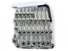 Kit tornillería aluminio motor+cárter Pro-Bolt ESU131R Rojo