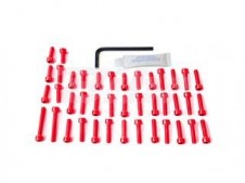 Kit tornillería aluminio motor Pro-Bolt ESU175R Rojo