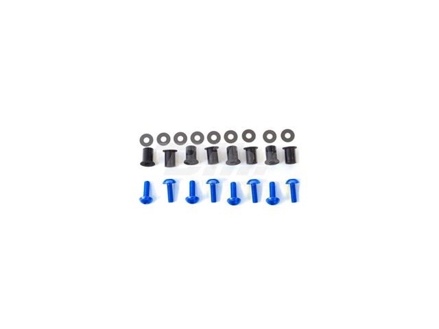 Kit tornillería de cúpula aluminio Pro-Bolt Azul SK410B
