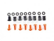 Kit tornillería de cúpula aluminio Pro-Bolt Naranja SKKTM125O