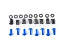 Kit tornilleria de cúpula Aluminio azul Pro-Bolt SK3S