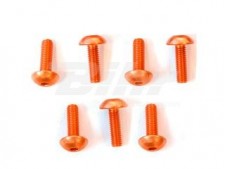 Kit tornillería aluminio carenado Pro-Bolt FDU065O Naranja
