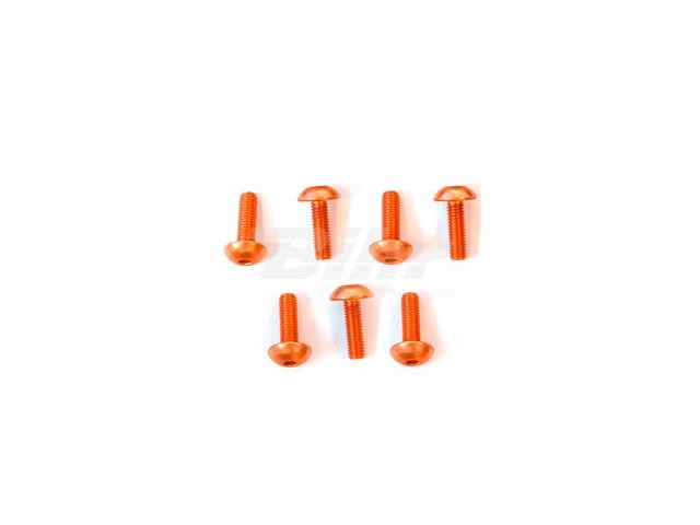 Kit tornillería aluminio carenado Pro-Bolt FDU065O Naranja