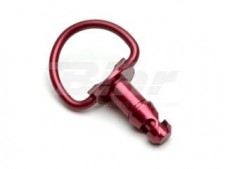 Tornillo rápido aluminio 1/4 vuelta Pro-Bolt 24mm LQRCLIP24R Rojo