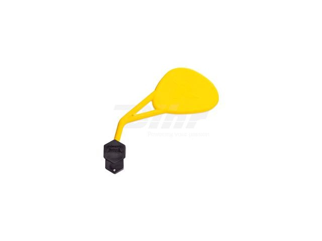 Retrovisor homologado izdo Enduro con brida. Amarillo