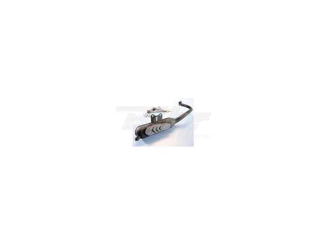 Escape Polini acero negro original homologado Vespa 200.0309