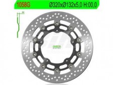 Disco de freno flotante nucleo aluminio NG 1058G Ø320 x Ø132 x 5