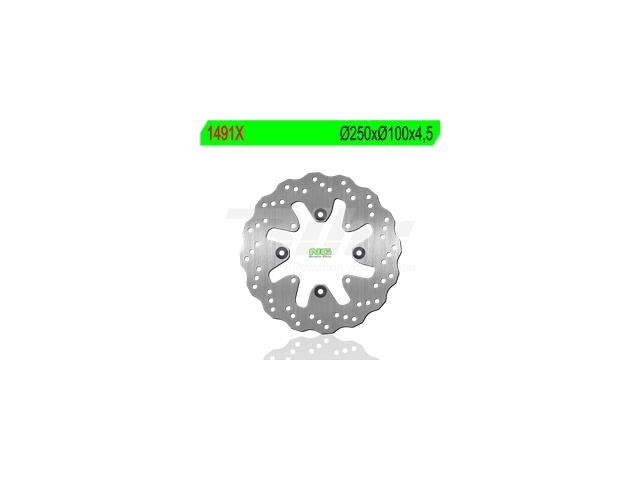 Disco de freno NG Ondulado 1491X Ø250 x Ø100 x 4,3