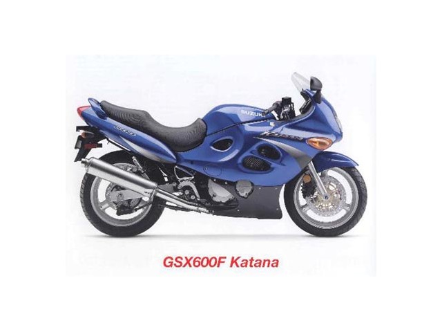 Aleta delantera negra SUZUKI GSX 600 F 600 2000-2005  desguace motos
