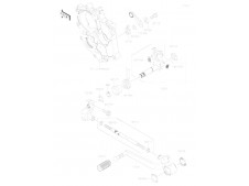 EJE SELECTOR CAMBIO Kawasaki Versys 650 2015 - 2020