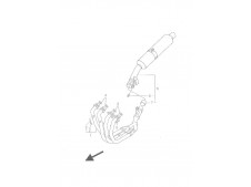 Silencioso YAMAHA FAZER 600 2000-2002  motodesguace