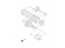 VARILLA EMBRAGUE Yamaha Fazer 600 1998 - 2001