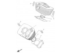 CILINDRO DE MOTOR TRASERO Yamaha Virago 250 1989-1996