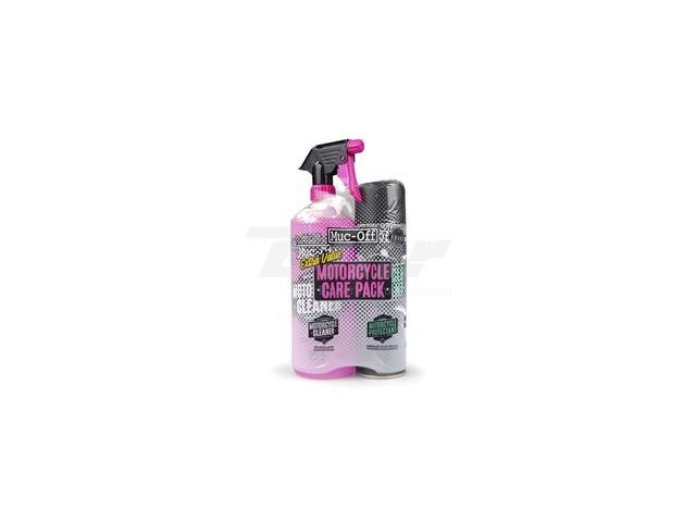 Kit duo de cuidado moto (Motorcycle Protectant + Cleaner) Muc-Off Care Pack