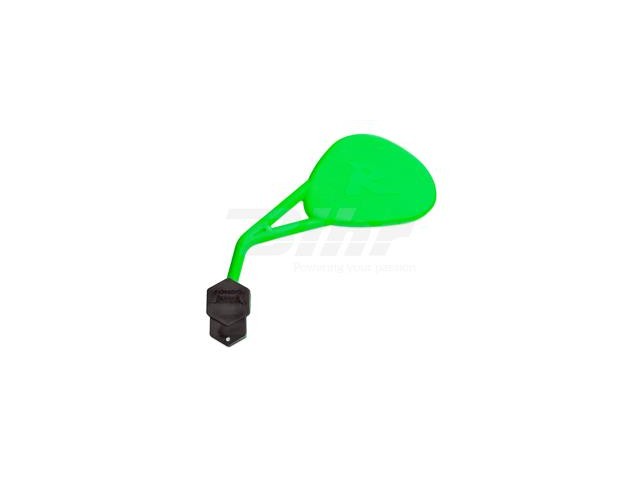 Retrovisor homologado izdo Enduro con brida. Verde