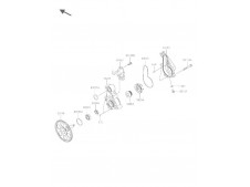 BOMBA AGUA COMPLETA Kawasaki er6 f 650 abs 2009 - 2011