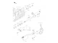 EJE SELECTOR CAMBIO Kawasaki Ninja 400 2018 - 2020