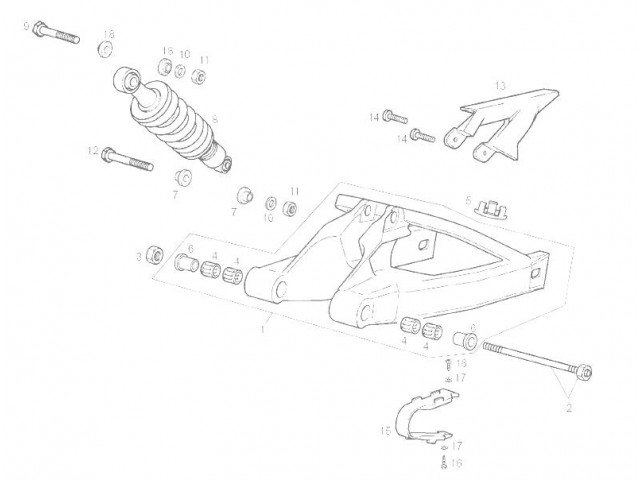 CUBRE CADENAS Derbi Gpr 125 2004-2008