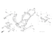 SOPORTE SUELO DERECHO Honda Dylan 125 2002-2008